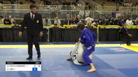 ALEXANDRIA FAITH HOWARD vs XIN YAO 2024 Pan Jiu Jitsu IBJJF Championship