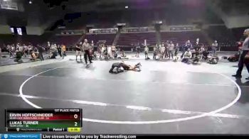130 lbs Placement - Ervin Hoffschneider, Bear Cave Wrestling Club vs Lukas Turner, Team Utah