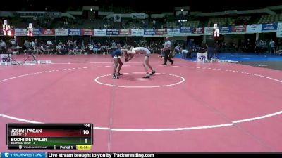 113 lbs Quarterfinals (8 Team) - Cameron Jefferson, St. Mary`s Ryken vs Sam Stamper, New Kent