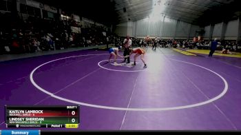 120 lbs Semis (4 Team) - Lindsey Sheridan, New Braunfels (Girls) vs Kaitlyn Lamrock, Rockwall (Girls)