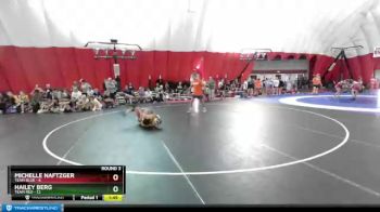 120 lbs Round 3 (6 Team) - Hailey Berg, Team Red vs Michelle Naftzger, Team Blue
