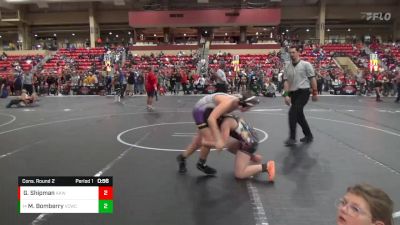 110 lbs Cons. Round 2 - Marshall Bomberry, Valley Center Wrestling Club vs Gabe Shipman, Abilene Kids Wrestling