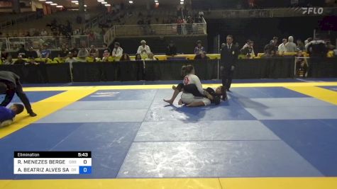 RAFAELA MENEZES BERGER vs ANA BEATRIZ ALVES SANT'ANNA 2024 Pan Jiu Jitsu IBJJF Championship