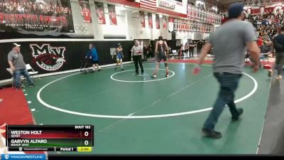 120 lbs Champ. Round 2 - Garvyn Alfaro, Bishop Amat vs Weston Holt, Hemet