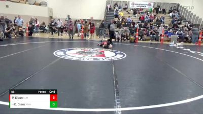 55 lbs Cons. Round 2 - Owen Glenz, ANML vs Phillip Elson, Summit