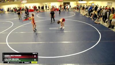 119 lbs Cons. Round 1 - Colton Nelson, Moorhead Wrestling Club vs Aiden Grzywinski, Minnesota