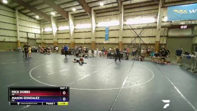 86 lbs Quarterfinal - Mick Dobbs, AK vs Mason Gonzalez, CA