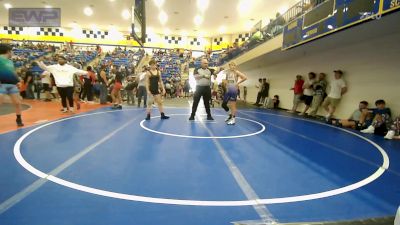 112 lbs Quarterfinal - King Lamho, Wagoner Takedown Club vs Noach Chancellor, Pryor Tigers Wrestling