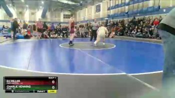 220 lbs Semis (4 Team) - DJ Miller, East Central vs Charlie Henning, Penn