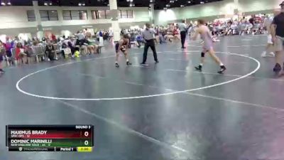 120 lbs Round 3 (6 Team) - Maximus Brady, Spec Ops vs Dominic Marinilli, New England Gold - AS