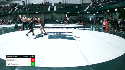 133 lbs Cons. Round 2 - Wilfried Tanefeu, Michigan vs Kaden Smith, Oklahoma