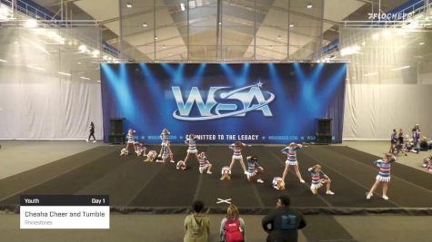 Cheaha Cheer and Tumble - Rhinestones [2022 L1 Youth Day 1] 2022 WSA Birmingham
