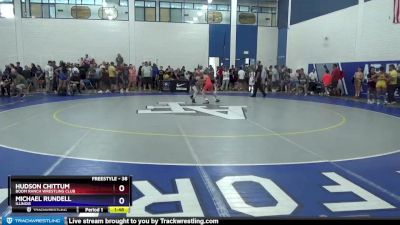 38 lbs Round 2 - Hudson Chittum, Boom Ranch Wrestling Club vs Michael Rundell, Illinois