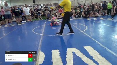 70 lbs Pools - Colton Barry, 84 Athletes (VA) vs Arlo Pratt, Jacket W.C.