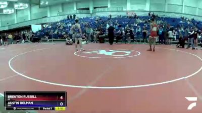 170 lbs Quarterfinal - Brenton Russell, IN vs Austin Holman, OH