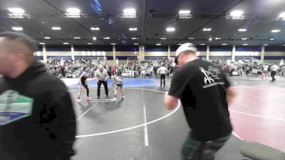 88 lbs Quarterfinal - Lexie Borsini, Nevada Elite WC vs Lila Aispuro, Grindhouse WC