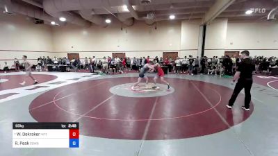 60 kg Rnd Of 16 - William Dekraker, Integrity Wrestling Club vs Rhett Peak, Cowboy Wrestling Club