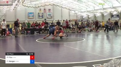 70 kg 3rd Place - Paul Fox, Stanford vs Tyler Berger, Nebraska