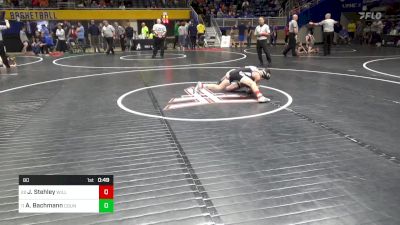 80 lbs Round Of 32 - Jaxx Stehley, Williams Valley vs Adam Bachmann, Council Rock South