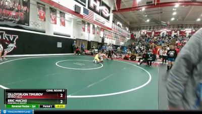 145 lbs Cons. Round 3 - Olloyorjon Timurov, Beverly Hills vs Eric Macias, Coachella Valley