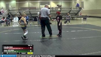 53 lbs Finals (8 Team) - Caleb Pick, Saranac Youth Wrestling Club vs Max Golden, Untouchables-Olympia