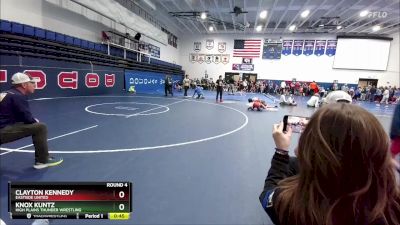 84 lbs Round 4 - Clayton Kennedy, Eastside United vs Knox Kuntz, High Plains Thunder Wrestling