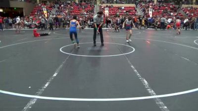 76 lbs Cons. Round 1 - Konner Mills, Great Bend Kids Wrestling vs Hayden Rathgeber, Chaparral Kids Wrestling Club