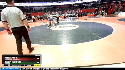 1A 170 lbs Quarterfinal - Joseph Norton, Canton vs Alex Watson, Port Byron (Riverdale)