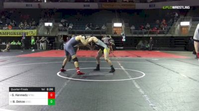 197 lbs Quarterfinal - Sean Kennedy, Middle Tennessee vs Broc Dokos, Springfield Tech