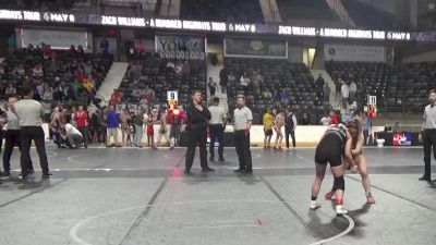 125 lbs 3rd Place Match - Brooklyn Burenheide, Rock Creek vs Kenzlie Crain, Smoky Valley