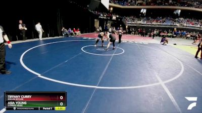 6A 235 lbs Quarterfinal - Tiffany Curry, Dallas Skyline vs Asia Young, Cypress Ridge