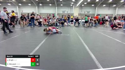 88 lbs Round 5 (10 Team) - Connor McLeod, Hanover Hawkeye vs Jack Engh, 84 Athletes