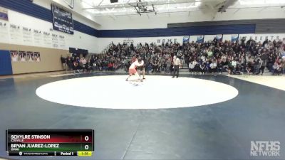 220 lbs Quarterfinal - Schylre Stinson, Colville vs Bryan Juarez-Lopez, Omak