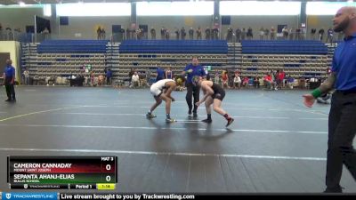 150 lbs Semifinal - Cameron Cannaday, Mount Saint Joseph vs Sepanta Ahanj-Elias, Bullis School