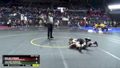 93 lbs Cons. Round 4 - Nolan Chrisse, Bolingbrook Junior Raiders WC vs Colton Schultz, Callan Wrestling Academy