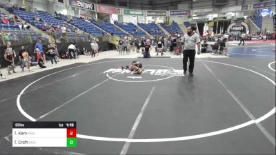 65 lbs Semifinal - Tayven Kem, Ravage vs Tristen Craft, Badlands Elite