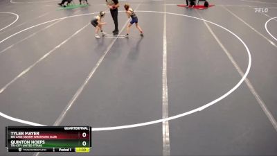 Quarterfinal - Quinton Hoefs, Tri-City United Titans vs Tyler Mayer, Big Lake Swarm Wrestling Club