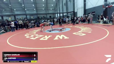 120 lbs Cons. Round 4 - Kamiah Gaerlan, WA vs Mia Shepard, NV