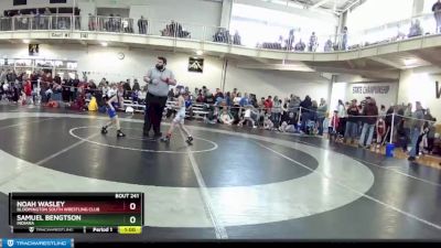 49 lbs Cons. Round 3 - Samuel Bengtson, Indiana vs Noah Wasley, Bloomington South Wrestling Club