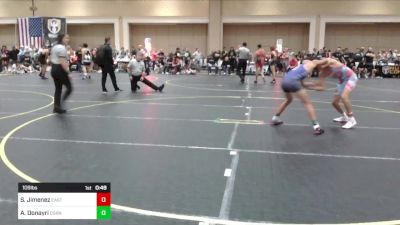 109 lbs Consi Of 32 #1 - Samuel Jimenez, Eastvale Elite WC vs Andrei Donayri, Cornerstone Mat Club