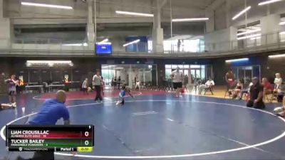 60 lbs Placement Matches (16 Team) - Liam Crousillac, Alabama Elite Gold vs Tucker Bailey, Panhandle Punishers