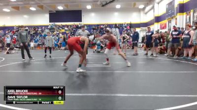 138 lbs Round 1 - Axel Brucke, Team Tiger Youth Wrestling vs Dave Taylor, Team Tiger Youth Wrestling