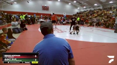 44-46 lbs Round 4 - Briggs Hoffman, PVBC WARRIORS vs Quincy Ellis, Platte Valley Jr. Wrestling