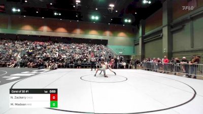 126 lbs Consi Of 32 #1 - Nathaniel Zackery, Churchill County vs Micah Madson, Horizon High School