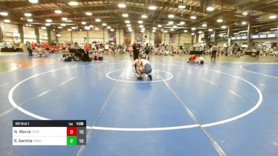 152 lbs Rr Rnd 1 - Nicholas Marck, Terps Xtreme vs Santino Gentile, Camp Reynolds Wrestling Club