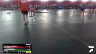 99-100 lbs Round 2 - Levi Mommaerts, Oconto Falls vs Marek Nelson, Mora