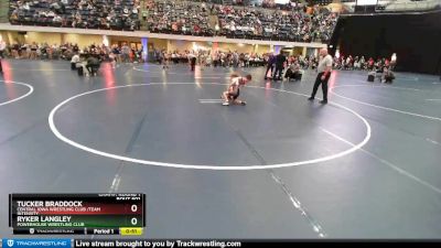 63 lbs Champ. Round 1 - Ryker Langley, Powerhouse Wrestling Club vs Tucker Braddock, Central Iowa Wrestling Club /Team Intensity