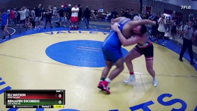 218 lbs Quarterfinal - Benjamin Escobedo, Los Altos HS vs Eli Watson, UNATTACHED