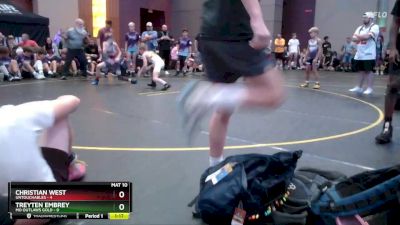 80 lbs Round 1 (4 Team) - Christian West, Untouchables vs Treyten Embrey, MO Outlaws Gold