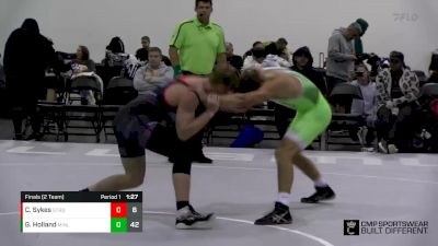 170 lbs Finals (2 Team) - Cole Sykes, Stronghold vs Gunner Holland, Minion Legends